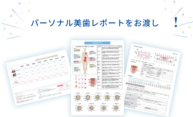 パーソナル美歯レポートをお渡し！