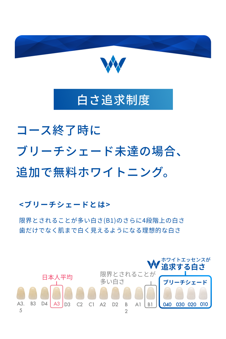 白さ追求制度