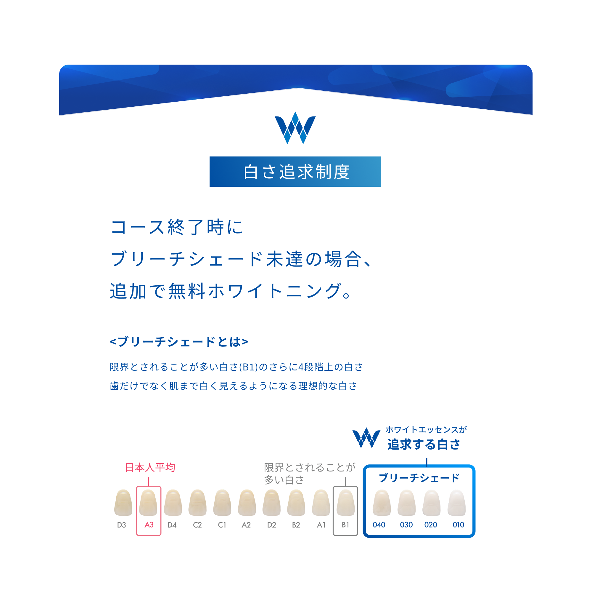 白さ追求制度