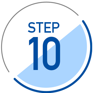 ホワイトニングのSTEP10